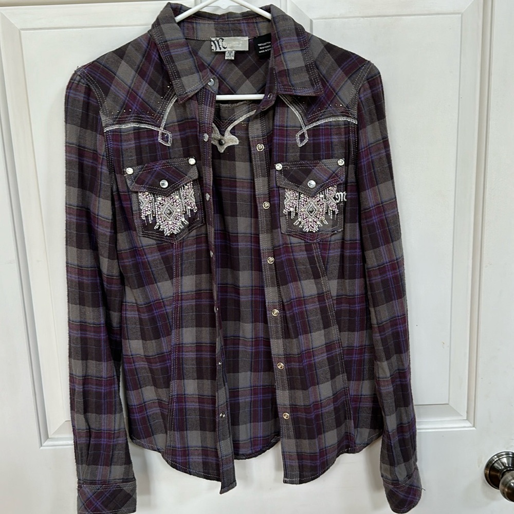 Miss me button up